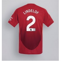 Manchester United Victor Lindelof #2 Fotballklær Hjemmedrakt 2024-25 Kortermet